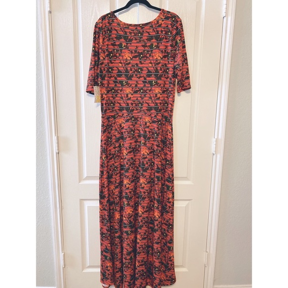 LuLaRoe woman’s Ana maxi dress size 3XL floral - Picture 2 of 11